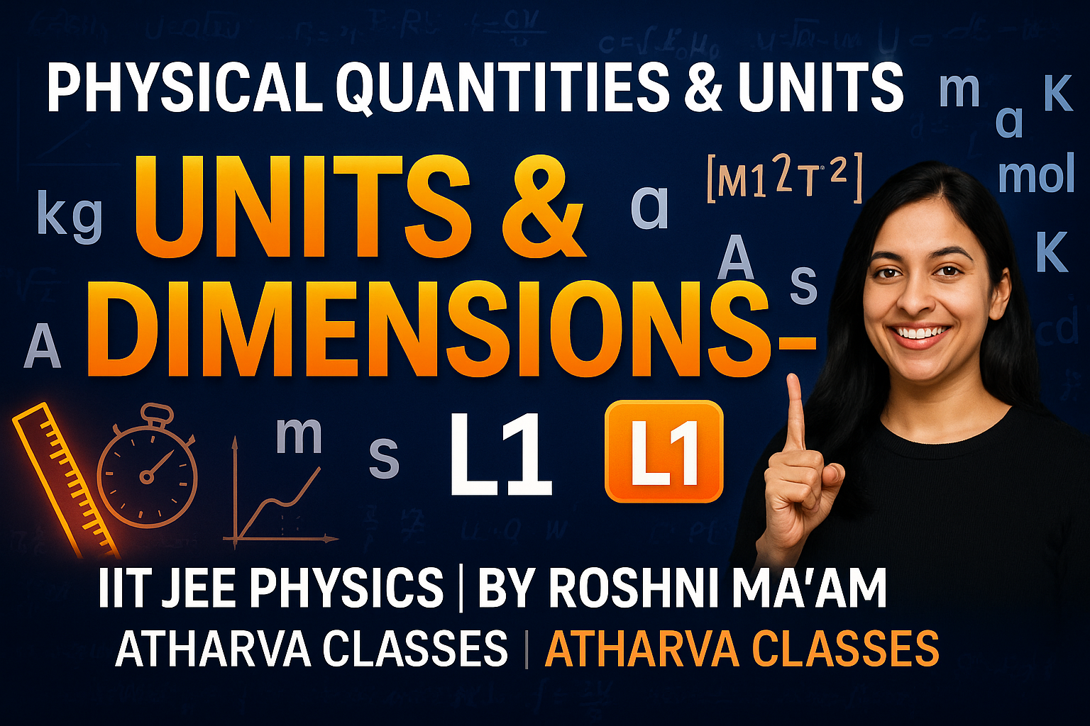 Physical Quantities and Units | Units and Dimensions - L1 (Concepts) | IIT JEE Physics